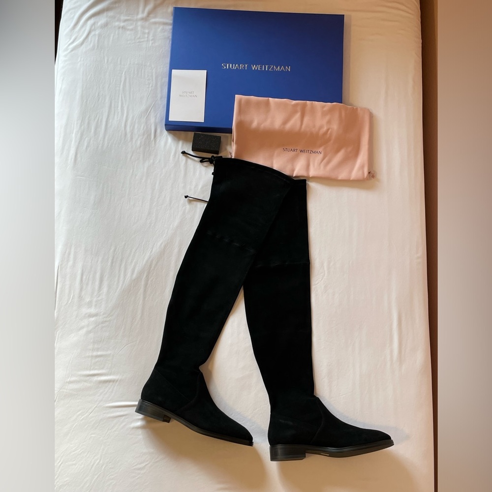 Stuart Weitzman Suede over the knee boots